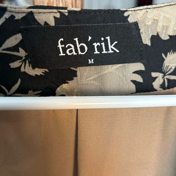 Fab’rik Black & Tan Floral Kimono – Oversized Medium - Picture 4 of 8